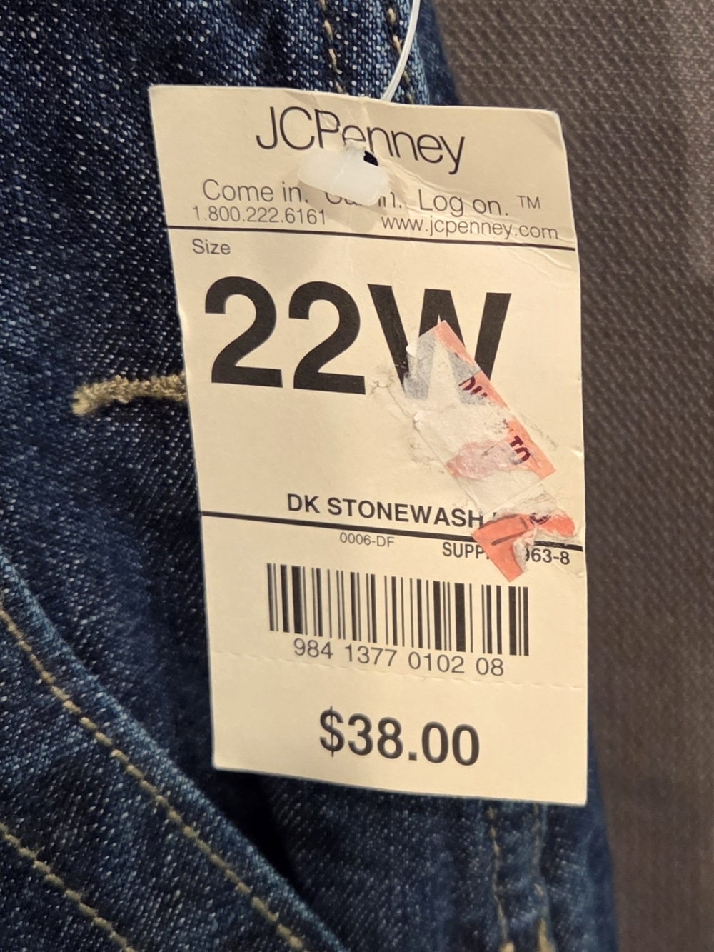 St. John's Bay Blue Denim Women's Overalls - Picture 4 of 4